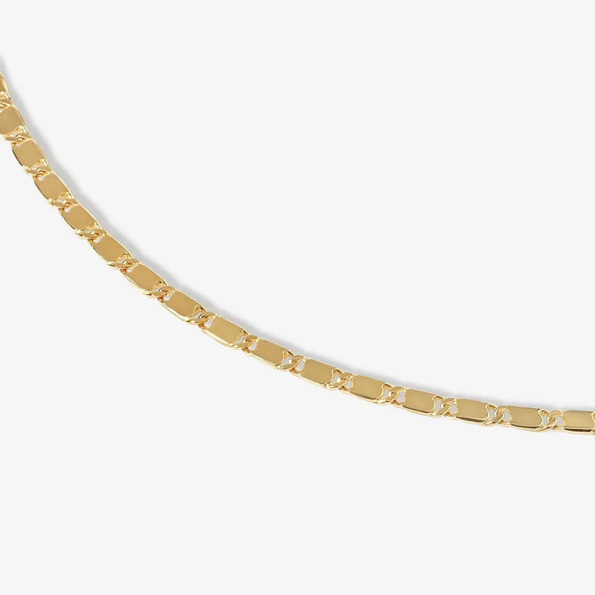 Brooks flat link chain bracelet